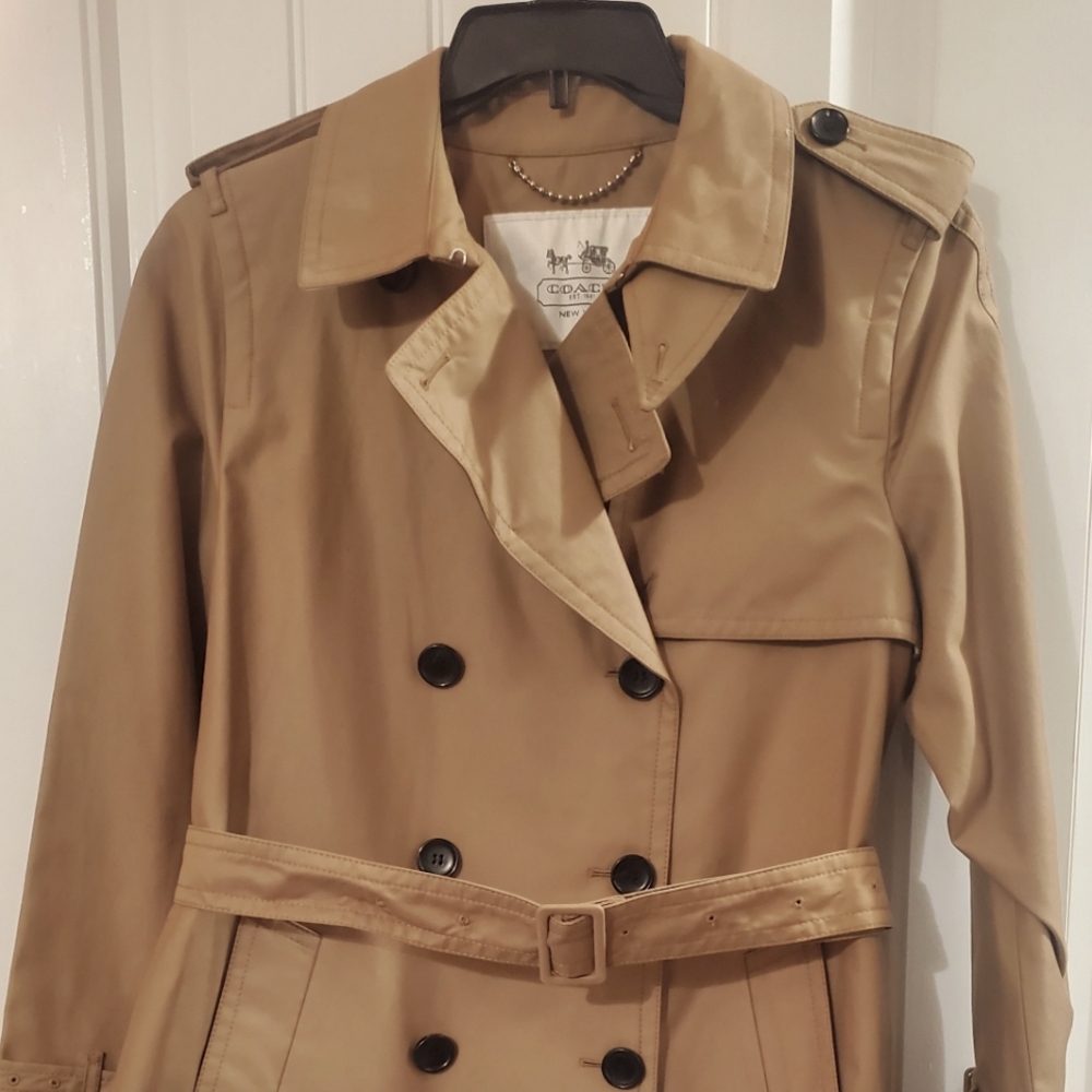 Classic style with modern flare womens trench coat